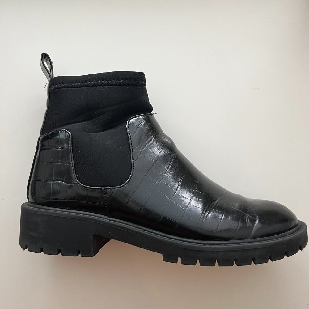 Coconuts by Matisse Ankle Rain Boots, Black, Women's Size 8